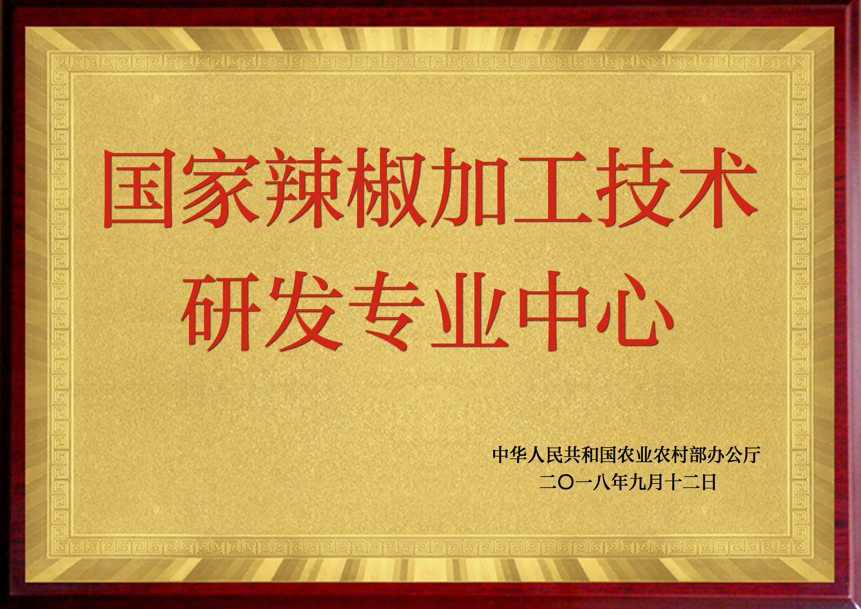 國家辣椒加工技術研發專業中心